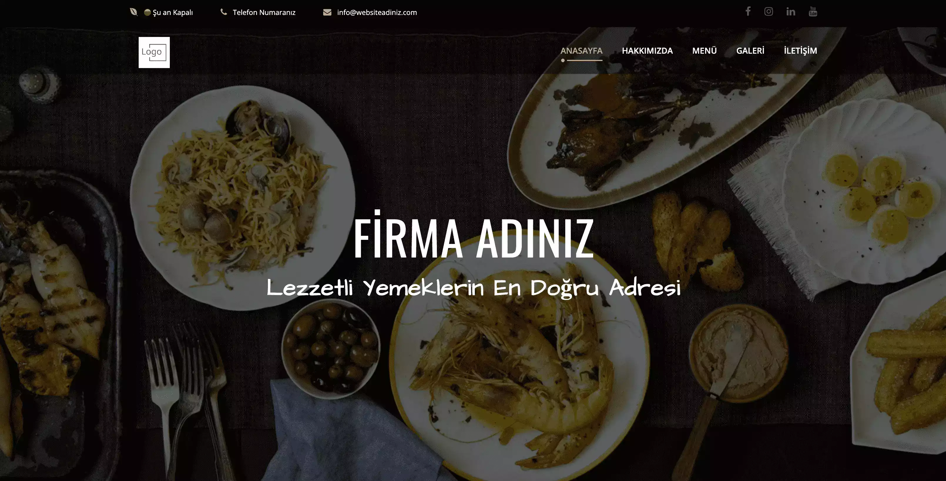Restoran Web Sitesi