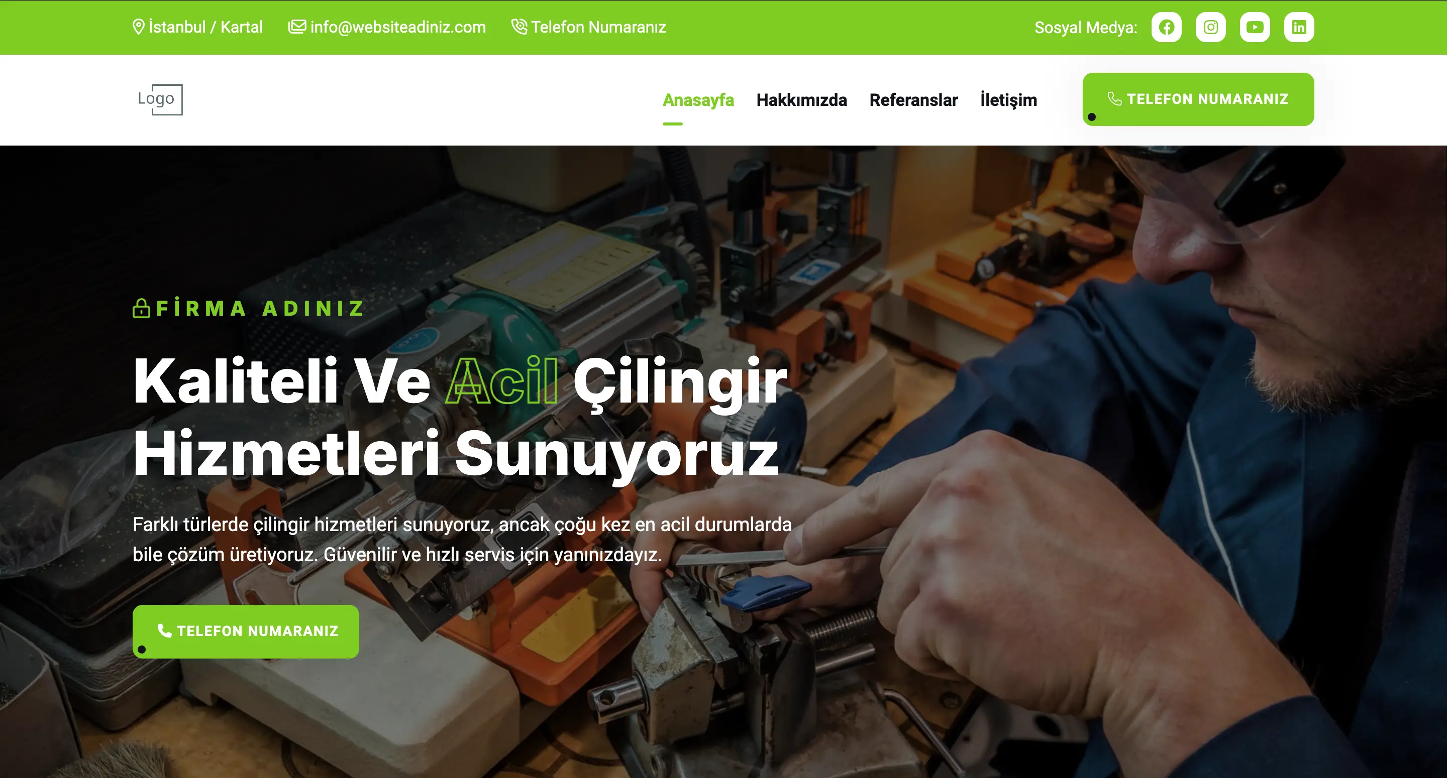 Çilingir Web Sitesi