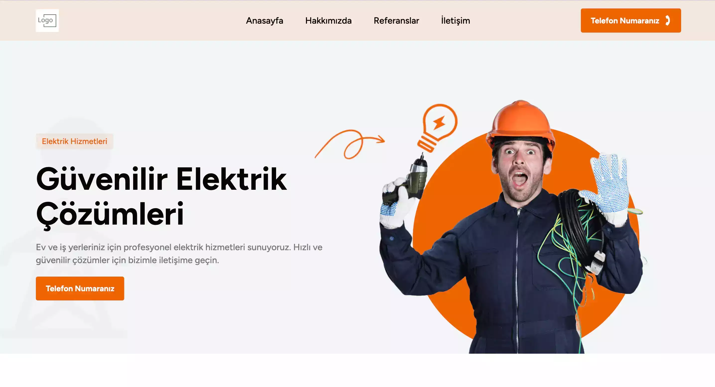 Elektrikçi Web Sitesi