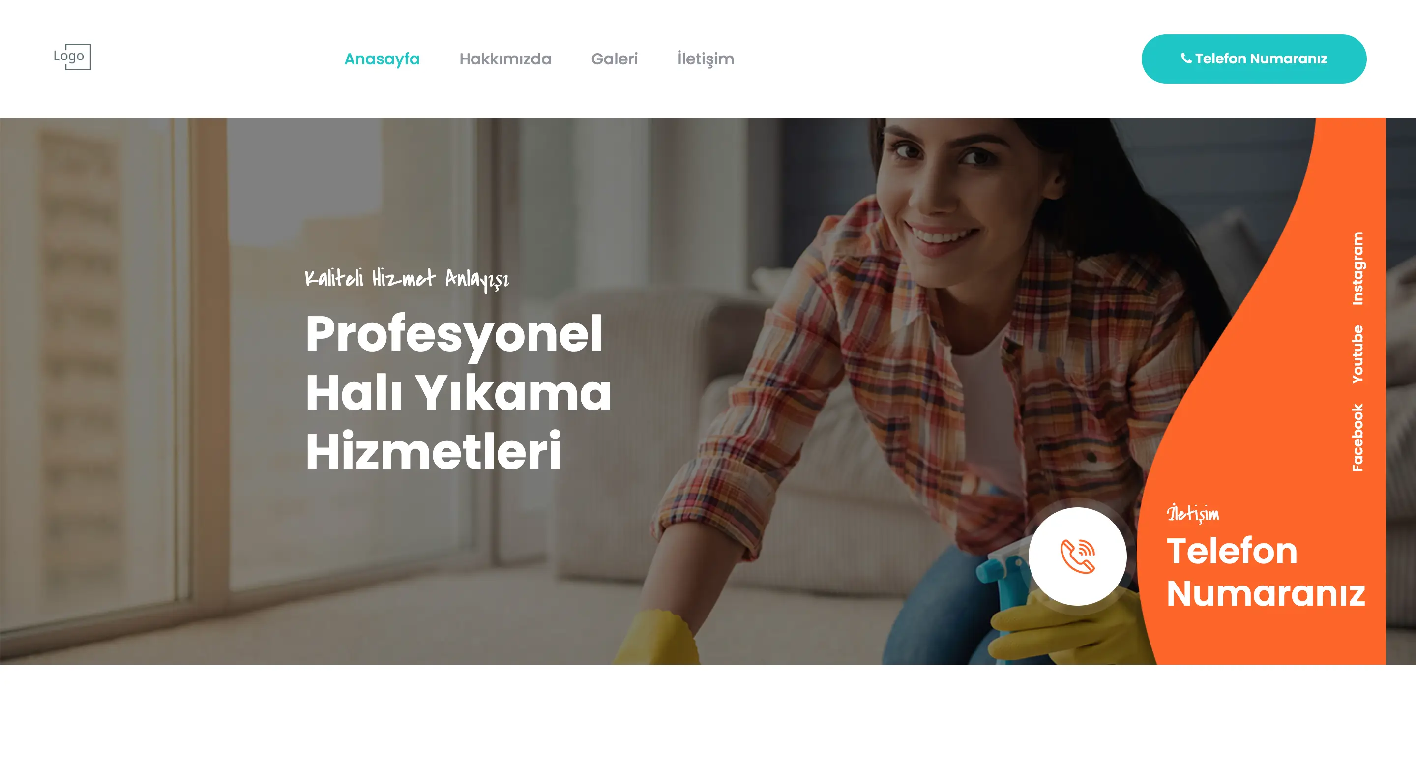 Halı Yıkama Web Sitesi