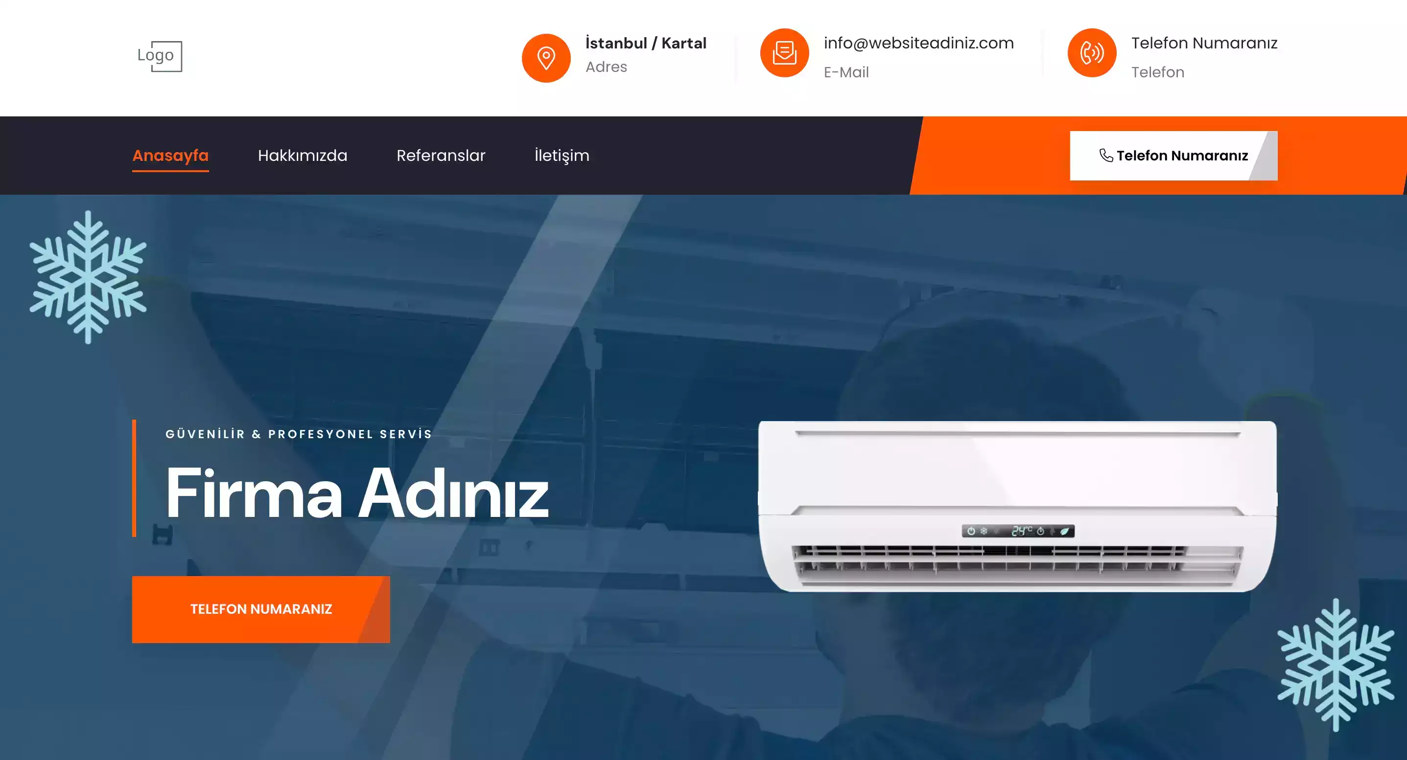 Klima Servisi Web Sitesi