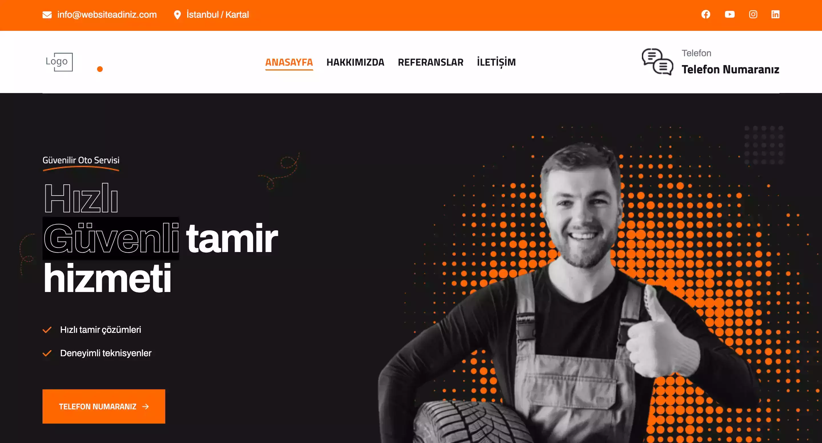 Oto Tamir Web Sitesi