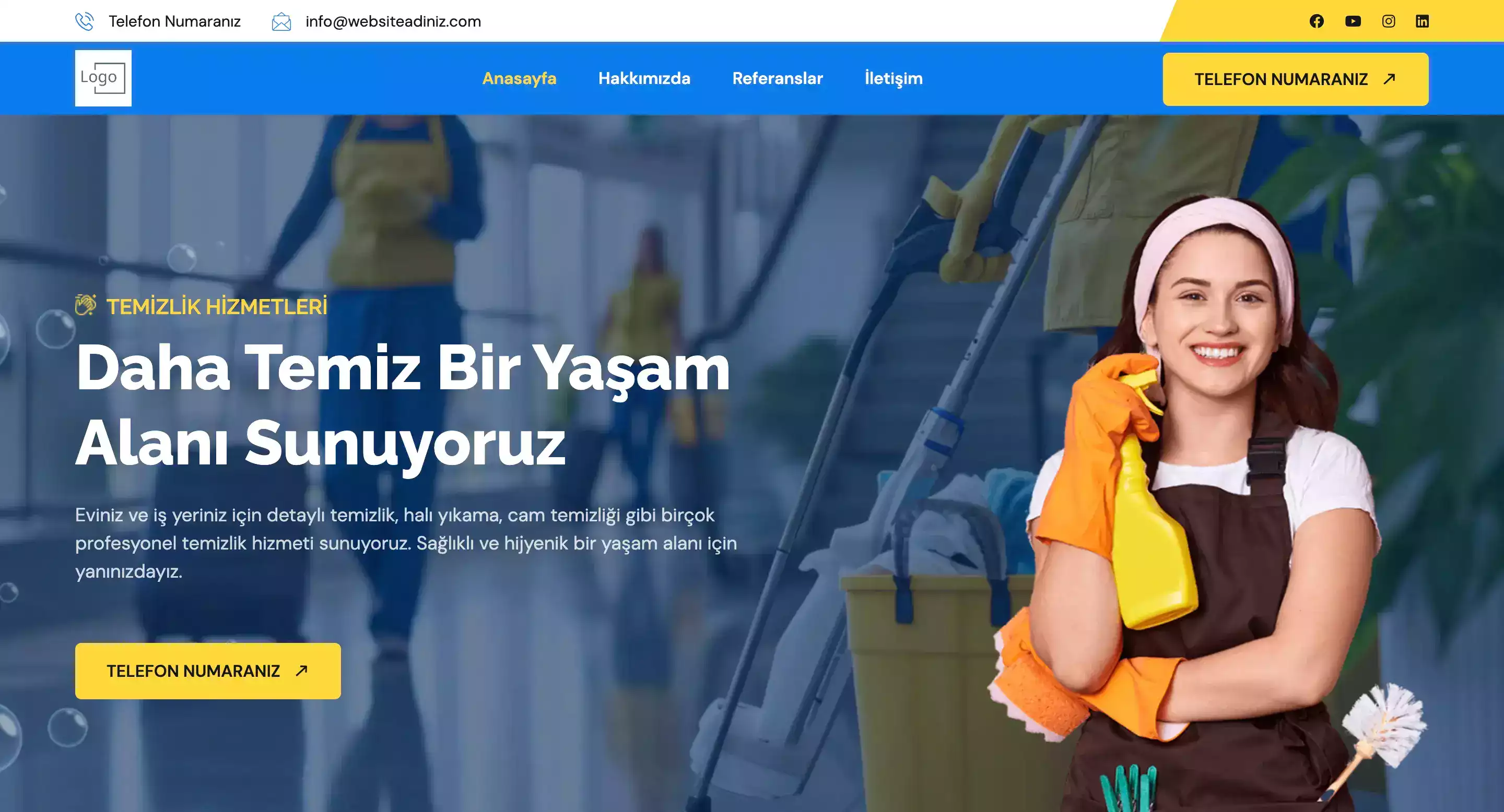 Temizlik Şirketi Web Sitesi